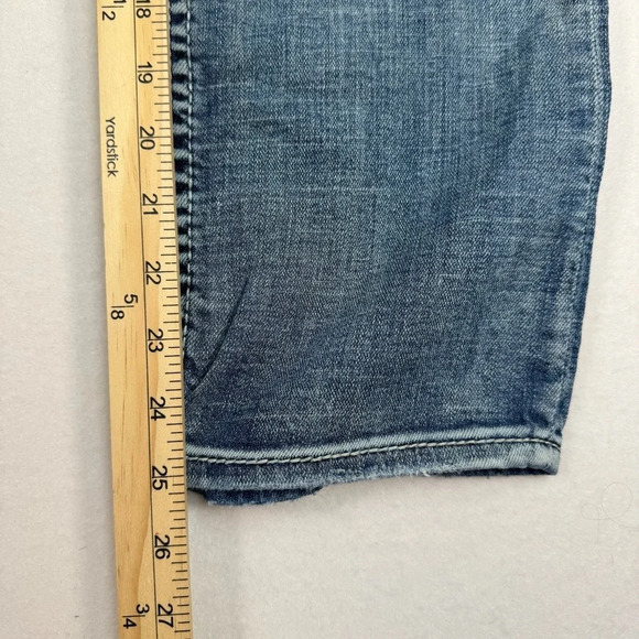 Silver Suki Capri Jeans Womens Size 29 Straight Leg Medium Wash Stretch Denim - Picture 7 of 12